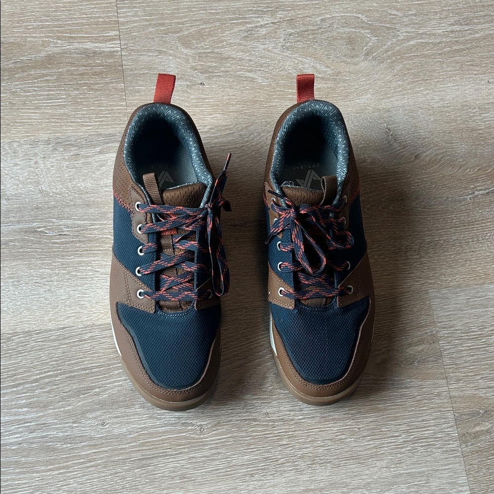 Men's Brown and Navy Casual Shoes size 11.5 M